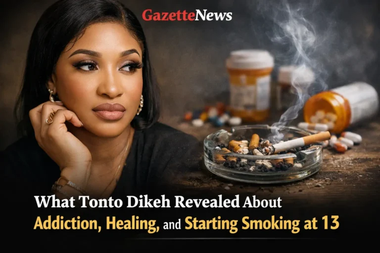 What Tonto Dikeh Revealed About Addiction, Healing, and Starting Smoking at 13