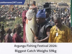 Argungu Fishing Festival 2026: Biggest Catch Weighs 59kg