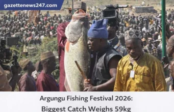 Argungu Fishing Festival 2026: Biggest Catch Weighs 59kg
