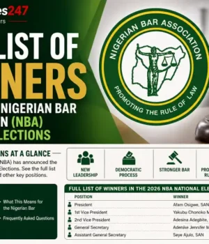Full List of Winners in the 2026 Nigerian Bar Association (NBA) National Elections