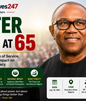 Peter Obi at 65: His Political Journey, Achievements, and What Comes Next