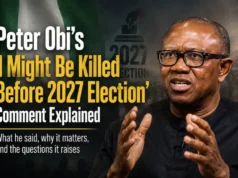 Peter Obi’s ‘I Might Be Killed Before 2027 Election’ Comment Explained