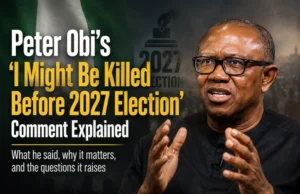 Peter Obi’s ‘I Might Be Killed Before 2027 Election’ Comment Explained