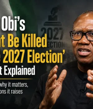 Peter Obi’s ‘I Might Be Killed Before 2027 Election’ Comment Explained