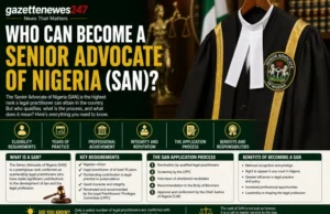 Who Can Become a Senior Advocate of Nigeria (SAN)? Eligibility, Requirements and Application Process Explained